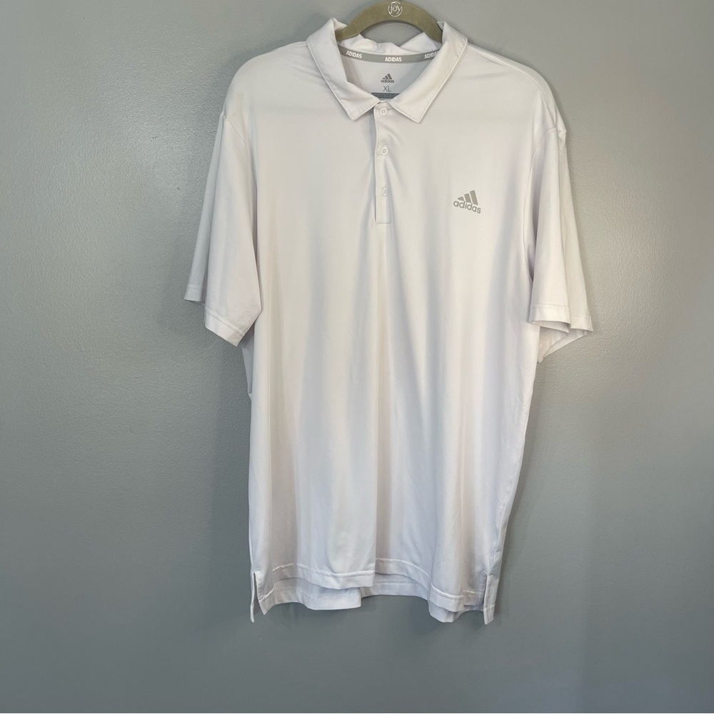 Adidas Men's White Polo Shirt